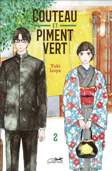 Couteau et piment vert T02