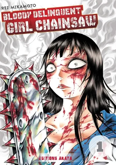 Bloody Delinquent Girl Chainsaw T01