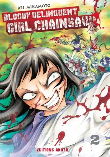 Bloody Delinquent Girl Chainsaw T02