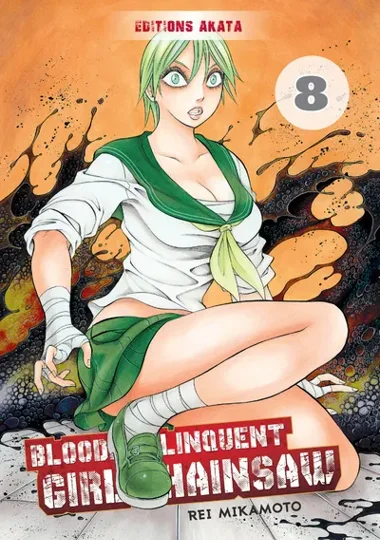 Bloody Delinquent Girl Chainsaw T08