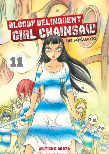 Bloody Delinquent Girl Chainsaw T11