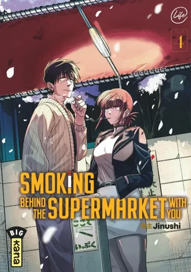 Smoking behind the supermarket with you T04